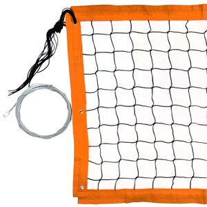 Сетка для пляжного волейбола трен. 8,5х1м, нить 3,5мм ПП, яч. 10см FS-PV-16