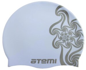 Шапочка для плавания Atemi PSC302 голубая (кружево) детская