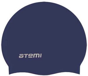 Шапочка для плавания Atemi SC110 силикон, темно-синий