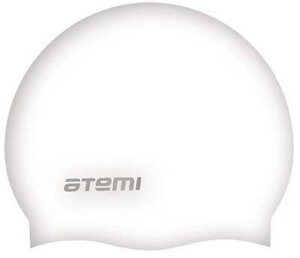 Шапочка для плавания Atemi SC308 силикон, белый