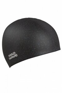 Шапочки для плавания Mad Wave Recycled M0536 01 0 00W черный