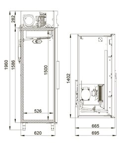 Шкаф холодильный Polair CM110‑G