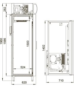 Шкаф холодильный Polair DM110Sd‑S