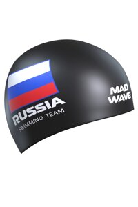 Силиконовая шапочка Mad Wave Swimming team M0558 18 0 01W