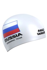 Силиконовая шапочка Mad Wave Swimming Team M0558 18 0 02W