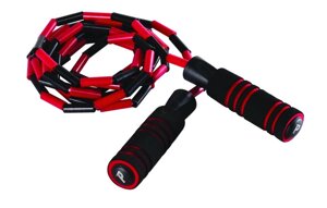 Скакалка скоростная в оплетке PRCTZ beaded plastic JUMP ROPE, 275 см PF2401