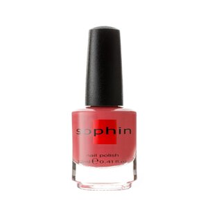 SOPHIN 0024 лак для ногтей, красно-розовый 12 мл