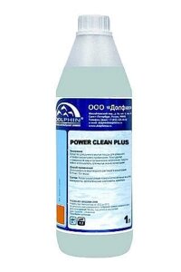 Средство чистящее для удаления пятен с твердых поверхностей 1л Power Clean Plus Dolphin | D007-1