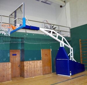 Стойка баскетбольная профессиональная мобильная складная с гидромеханизмом вынос 325 см, без противовесов Atlet IMP-A20E