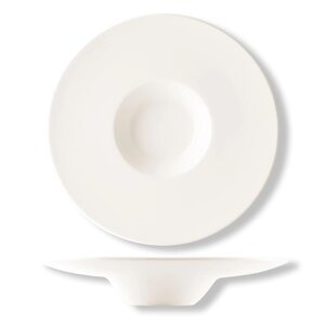 Тарелка глубокая 100мл d 24см для пасты белая фарфор P. L. Proff Cuisine | F0110-9.25