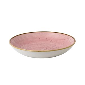 Тарелка глубокая 24,8см 1,13л без борта Churchill Stonecast цвет Petal Pink SPPSEVB91