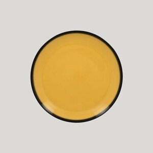 Тарелка круглая LEA Yellow 27см желтый RAK Porcelain | LENNPR27NY