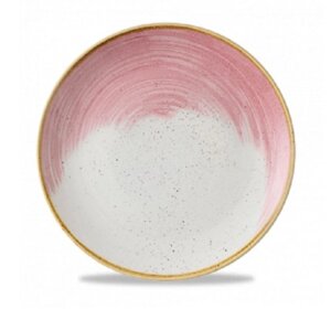 Тарелка мелкая 21,7см без борта Churchill Stonecast цвет Petal Pink ASPPEVP81