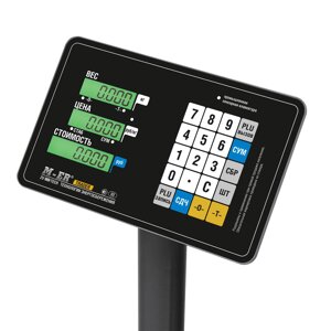 Весы торговые напольные M-ER 333 ACP-150.20/50 "TRADER" расчет стоимости LCD