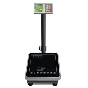 Весы торговые напольные M-ER 335 ACLP-150.20 "TURTLE" расчет стоимости LCD