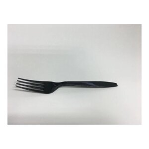 Вилка одноразовая пластик черный, 18см 24 шт P. L. Proff Cuisine | OA23