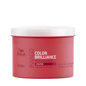 WELLA Маска-уход для защиты цвета окрашенных жестких волос / Brilliance 500 мл