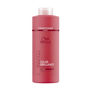 WELLA PROFESSIONALS Бальзам-уход для защиты цвета окрашенных жестких волос / Brilliance 1000 мл