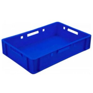 Ящик для колбасно-мясной продукции Tara 205 (Е1) синий