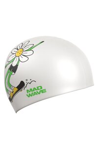 Юниорская силиконовая шапочка Mad Wave Daisy M0574 09 0 00W