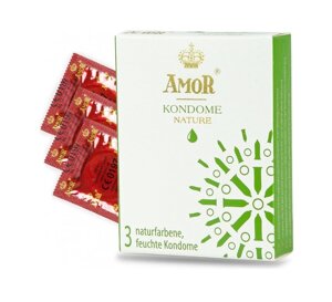 Amor Nature - Классические презервативы, 3 шт