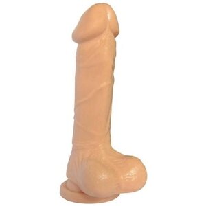 Aphrodisia 8 Inch Carved DIldo реалистичный фаллоимитатор на присоске, 21х4 см (телесный)