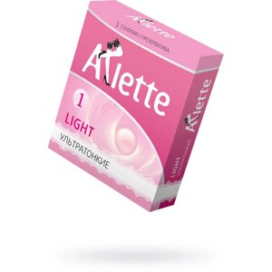 Arlette Light - Ультратонкие презервативы (3 шт)