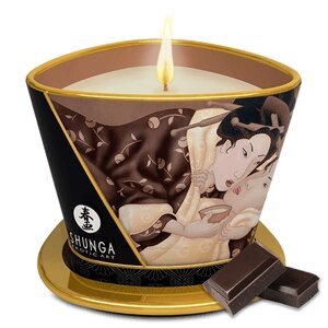 Ароматизированная свечка для массажа Shunga Massage Candle, 170 мл (шоколад)