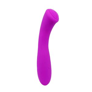 Baile Pretty Love Len Sucking Vibrator - перезаряжаемый вибратор для точки G, 16.5х3 см (фиолетовый)