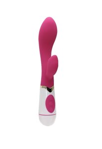 CNT Clit Fun Vibrator Pink вибратор кролик для точки G и клитора, 20 см (розовый)