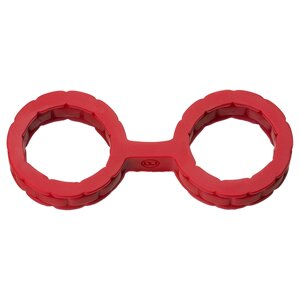 Doc Johnson Japanese Bondage Silicone Handcuffs силиконовые наручники, 5.7 см (красный)