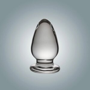 Джага - Джага - Маленькая стеклянная анальная пробка 0008, 8х2.5 см
