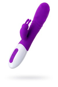 JOS TATY - вибратор кролик с пульсирующими шариками, 21,5х3.9 см (фиолетовый)