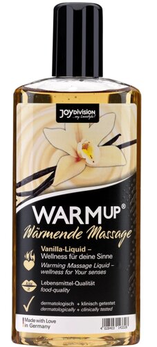 Joy Division WARMup Vanilla - Согревающее массажное масло с ароматом ванили, 150 мл