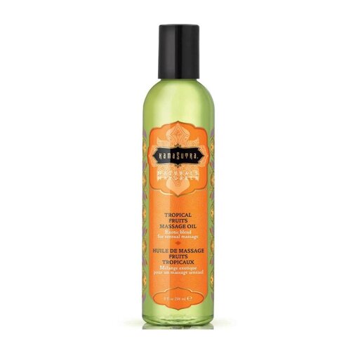 Kama Sutra Massage Oil Naturals in Tropical Fruits - Массажное масло с ароматом тропических фруктов, 236 мл