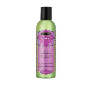 Kama Sutra Naturals Sensual Massage Oil Island Passion berry - Натуральное массажное масло с ароматом сладких тропических фруктов, 59 мл