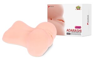 Kokos Co Adarashi 1 - Нежная вагина-мастурбатор с двойным слоем материала, 20 см (телесный)