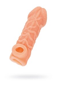 KOKOS - Насадка на пенис реалистичная размер S, 15,6 см (телесный)