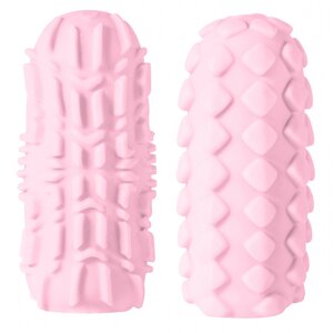 Lola Games Marshmallow Fruity Pink - Двухсторонний мастурбатор, 14х5.6 см (розовый)