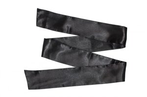 Lola Games Party Hard Wink Black - атласная лента для связывания, 150 см (черный)