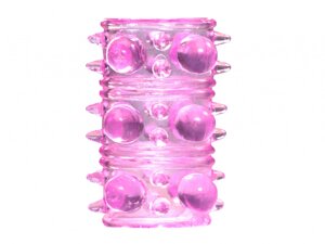 Lola Games Rings Armour pink - Насадка на пенис, 5х2 см (розовый)
