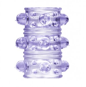 Lola Games Rings Armour purple - Насадка на пенис, 5х2 см (фиолетовый)