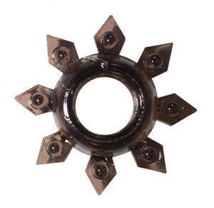 Lola Games Rings Gear black - Эрекционное кольцо, 4,5х2,2 см (черный)