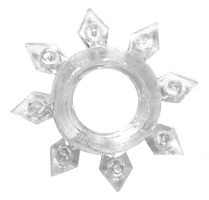 Lola Games Rings Gear white - Эрекционное кольцо, 4,5х2,2 см (прозрачный)