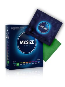 My. Size №3 размер 47 латексные презервативы, 3 шт