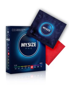MY. SIZE №3 размер 60 латексные презервативы, 3 шт