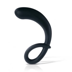 Mystim Curving Curt - Стильный силиконовый массажер простаты, 13х3.3 см