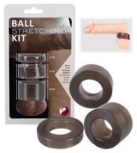 Набор для фиксации и утяжки мошонки Ball Stretching Kit, 1, 2 и 3 см