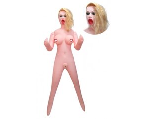 Надувная кукла с вибрацией Валерия, 155 см - Erowoman-Eroman (телесный)