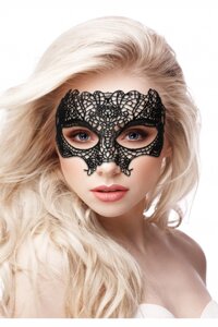 Ouch! Princess Black Lace Mask кружевная маска ручной работы на глаза, 23.5х13.5 см (чёрный)